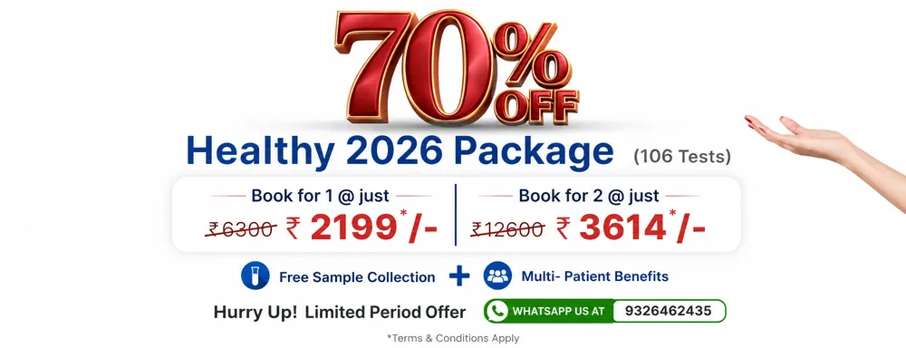 Flash Sale – 56% OFF – Complete HealthCheck with Vitamins